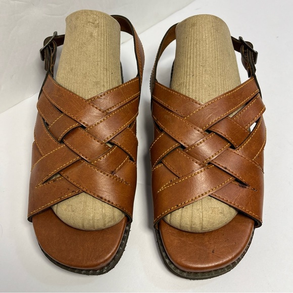 Vintage Kinsman 100% Leather Fisherman Sandals Men Size 8 - Picture 2 of 8
